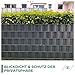 Sichtschutzstreifen Zaun 35 m x 19 cm inkl.20 Clips, Sichtschutz Zaunfolie PVC Sichtschutzstreifen Doppelstabmatten für Gartenzaun, Balkon/Diverse Farben
