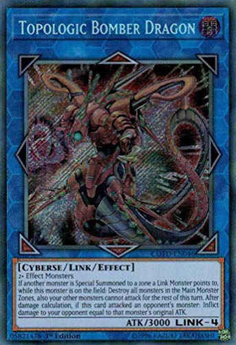 yu-gi-oh Topologic Bomber Dragon - COTD-EN046 - Secret Rare - Unlimited Edition - Code of The Duelist (Unlimited Edition)