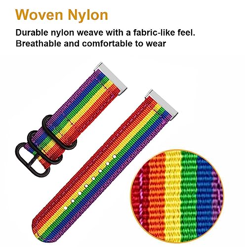 Correa de nylon para Fitbit Versa 4/3/Sense 2 miniatura 2