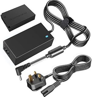 F1TP ACK-E12 AC Adapter Power Supply and LP-E12 DR-E12 Dummy Battery Coupler Kit Replacement for Canon EOS M, EOS M2, EOS M10, EOS M50, EOS M50 Mark II, EOS M100, EOS M200, Kiss M2 Cameras