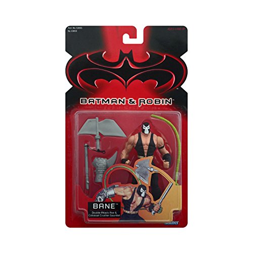 Batman and Robin 1997 Series 5-1/2 Inch Tall Action Figure - BANE with Double-Attack Axe and Colossal Crusher Gauntlet
