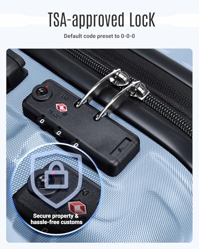 LIGHT FLIGHT 3 Piece Suitcase Set
