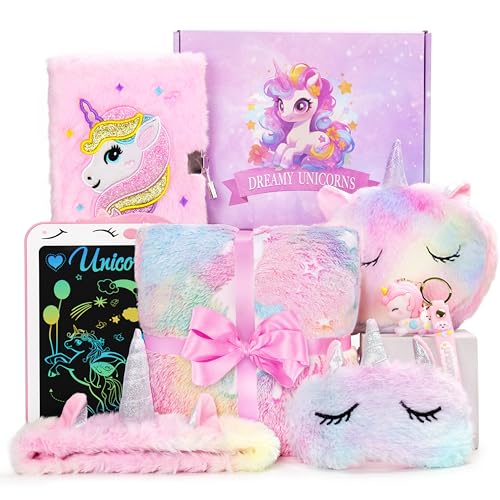 Image of Jenria Unicorn Gifts for Girls, Girls Toys Age 6-8, Birthday Gifts for Girls Age 3 4 5 6 7 8 Years Old Girl, Easter Baskets for Kids, Birthday Gift Ideas, Unicorn Toys for Daughter, Niece