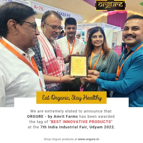 Image of Orgure Wood Pressed Groundnut Oil - Single Origin | Rich Aroma & Bold Flavour | Natural & Cold Extracted | MSME Award Winner | Ideal for Cooking, Pickling & Ayurvedic Use | 1L Pet Bottle
