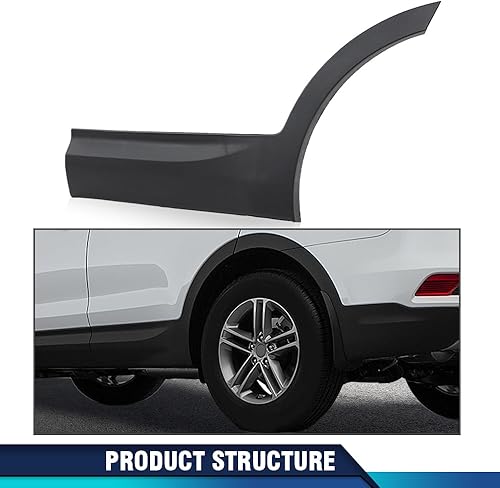 Miniatura 8 de PIT66 Guarnición para puerta delantera izquierda del lado del conductor compatible con Santa Fe Sport 2013-2018 87721-4Z000, 877214Z000