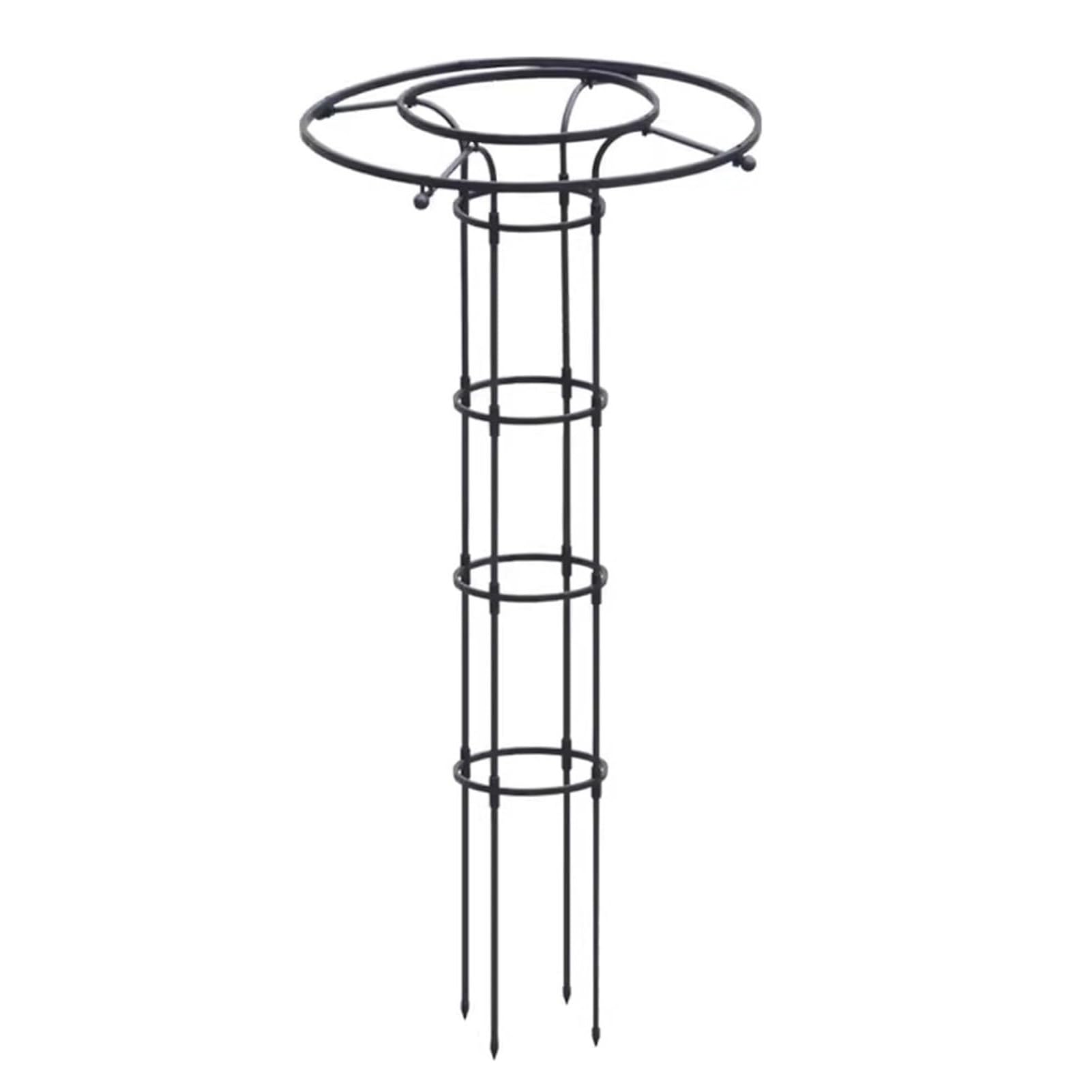 DUANHOZ Rustproof Vertical Garden Trellis for Climbing Plants 82.67in Wisteria Support Durable Cucumber Stand Rack Umbrella Trellis for Flowers and Vines