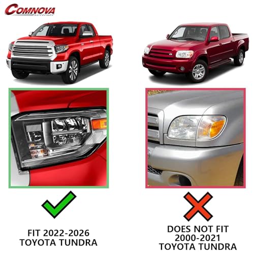 Image of COMNOVA Aluminum Running Boards for 2022-2026 Toyota Tundra Double Cab