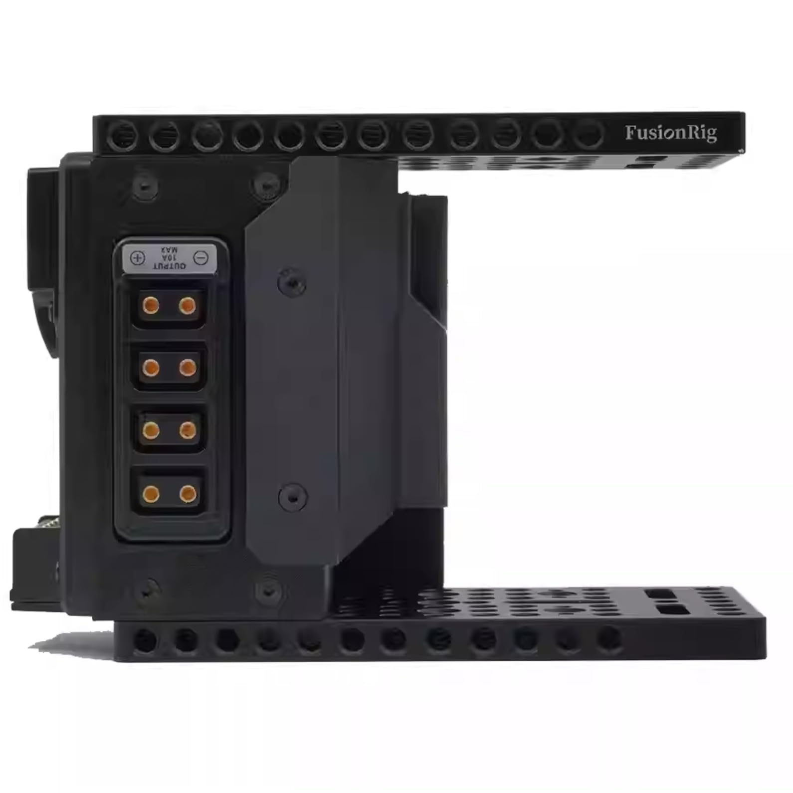 Fusion Rig Cineback Módulo de expansión de jaula de cámara en V, divisor D-Tap, memoria antigolpes para Sony FX3/FX30