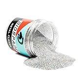 2oz Party Crasher 0.008 Silver Holographic Micro Metal Flake - Solvent Resistant Glitter | Auto Paint | Epoxy Resin Glitter | DIY Arts Crafts