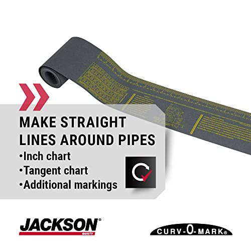 Jackson Safety Flexible WrapARound Pipe Marking Tool, 6” to 16" Pipe