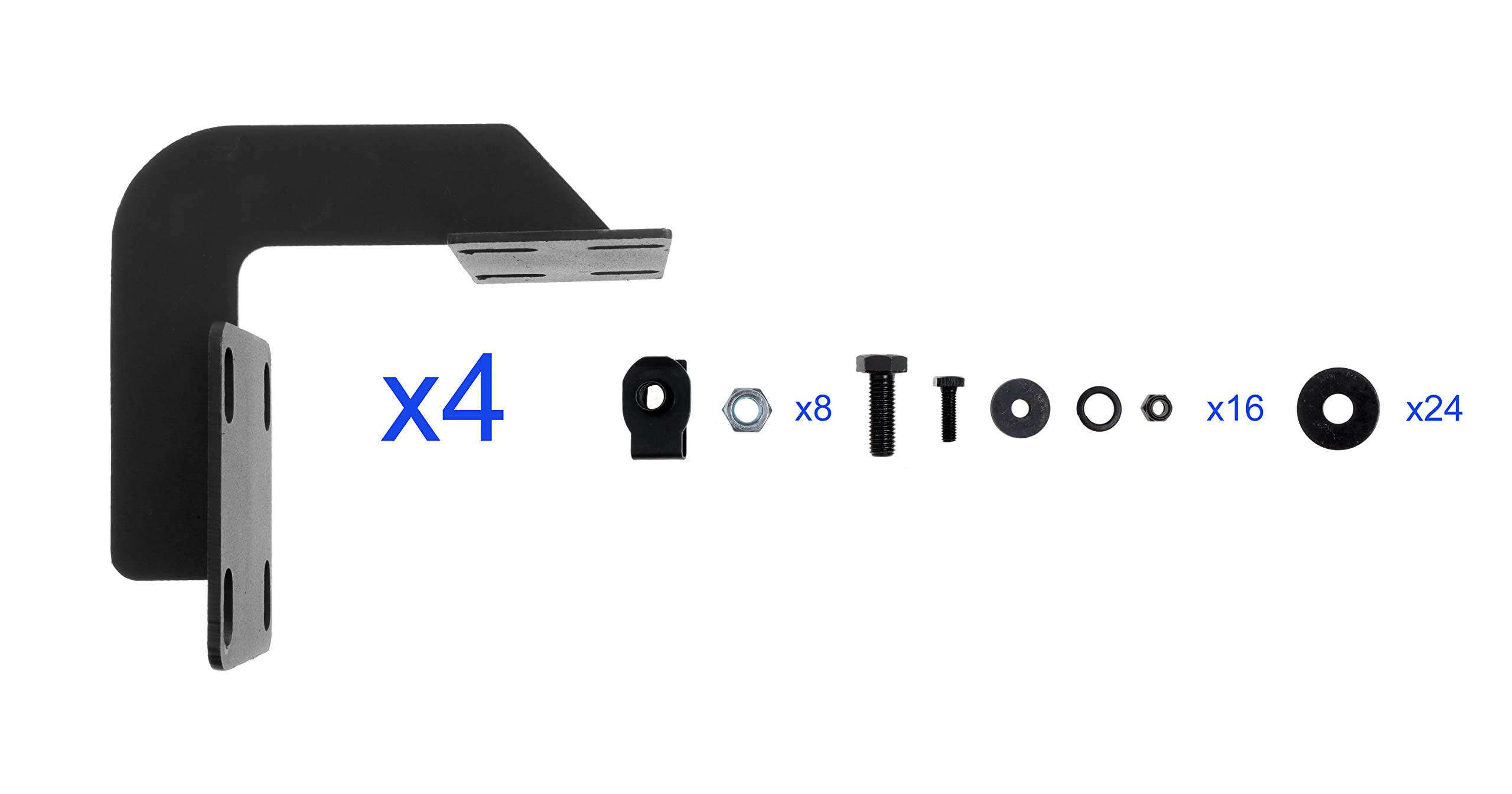HD Ridez Running Board Brackets Compatible with Ford F250 F350