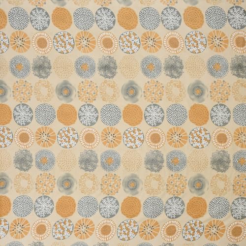 Image of NHD HOME Cotton All Around Elastic Fitted Premium Prints Queen Size Double Bed Bedsheet with 2 Large Pillow Covers Fits Upto Mattress of 8 Inches,Size-60 inch x 78 inch Inches, Beige & Brown Flower Print