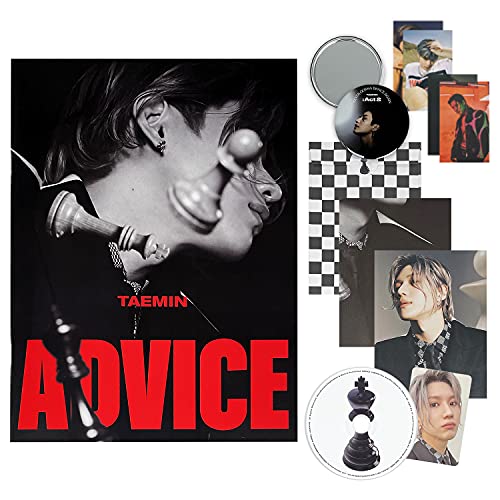 SHINEE TAEMIN The 3rd Mini Album - [ ADVICE ] CD + Photobook + Lyrics Book + Envelope + Postcard + Folded Poster(On Pack) + Photocard + OFFICIAL POSTER