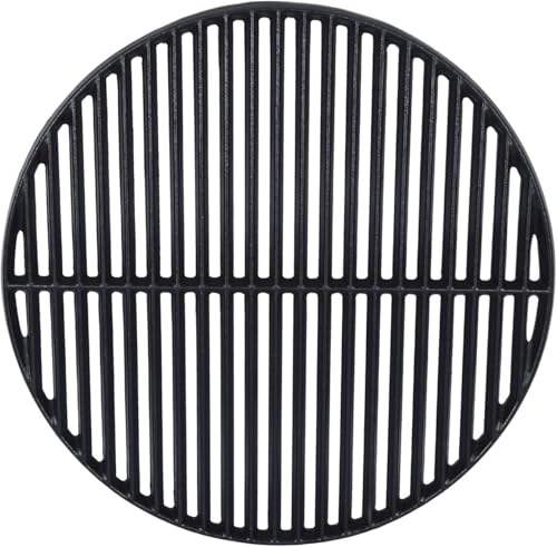 YOUFIRE Grill Grates Reversible Grill Griddle for Kamado Joe Classic I/II/III Series, Large Big Green Egg, Vision VGKSS-CC2 Gas Grill, 18 3/16