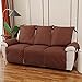 XYWML Pokrowiec na fotel, zwierzę domowe pies dzieci antypoślizgowy do salonu ochraniacz na meble poduszka na sofę (kolor: Kawa, rozmiar: 3-osobowy)