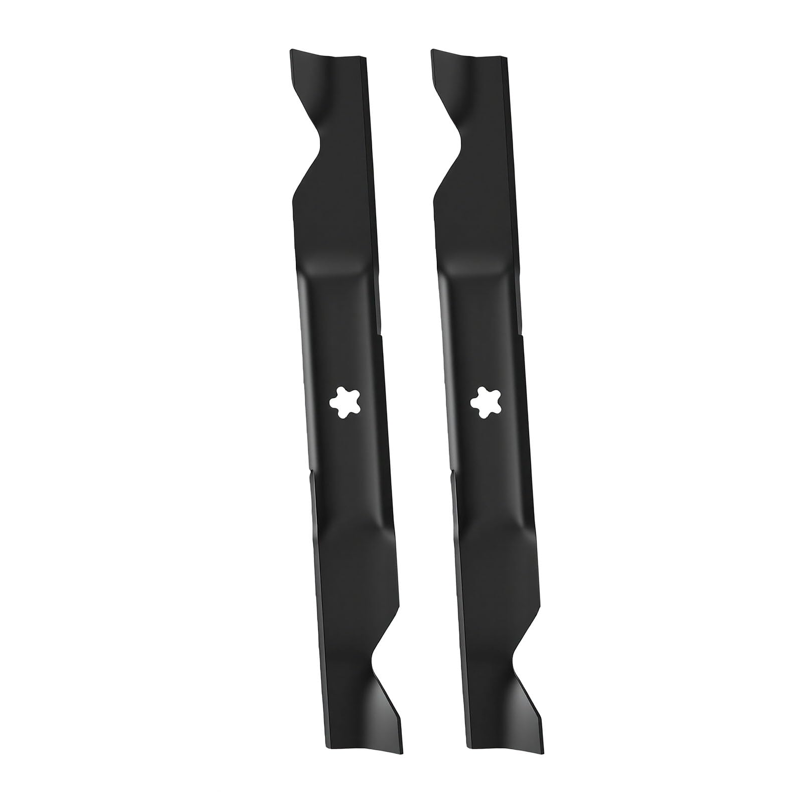 Cuchillas para Cortacésped de Elevación Alta, 46 Pulgadas Deck 58 Cm Longitud, Acero Al Carbono con Recubrimiento de Pintura para YTH22V46 YTH2146 YTH20K46 PB185A46LT PB19546LT