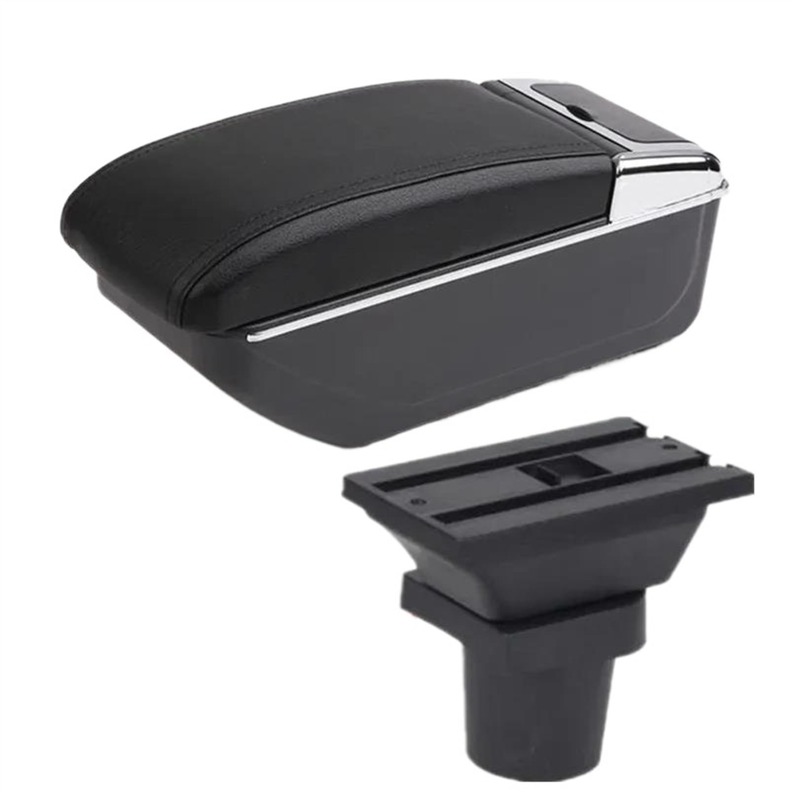 DYDGUTUFB For Toyota For Yaris For Vitz Hatchback 1998-2005 Car Armrest Box Storage Box Interior Parts With USB