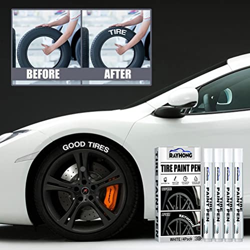 Kimiss KIMISSWZPCIEO0YU 4 Pack White Paint Pen White Paint Markers Pens Tire Marker White Waterproof Oil Based Paint Pen Car Tire Marker Marking Pens Permanent Markers thumb #5