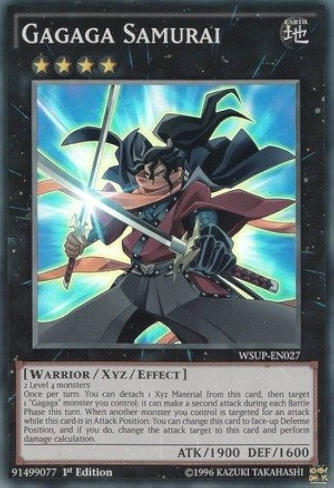 Amazon.com: YU-GI-OH! - Gagaga Samurai (WSUP-EN027) - World