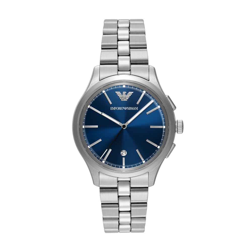 Emporio Armani Men's 41MM Silver-Tone Stainless Steel Watch, AR11733