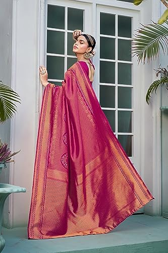 Image of Glory Sarees Women's Banarasi Silk Saree With Blouse Piece (Premium Silk107 Parent)
