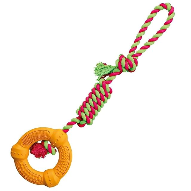 Foto 4 de 4 de Trixie Cuerda de Juego con Anillo ø12 cm, 41 cm, Perro
