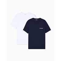 Emporio Armani T-Shirt Girocollo da Uomo in Viscosa Ecologica