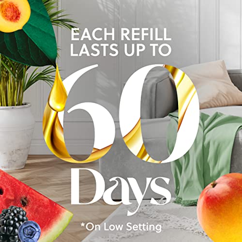 Air Wick Plug In Scented Oil Refill, 5 Ct, Fresh Watermelon & Berries, Air Freshener, Essential Oils, Spring Collection #TOP1