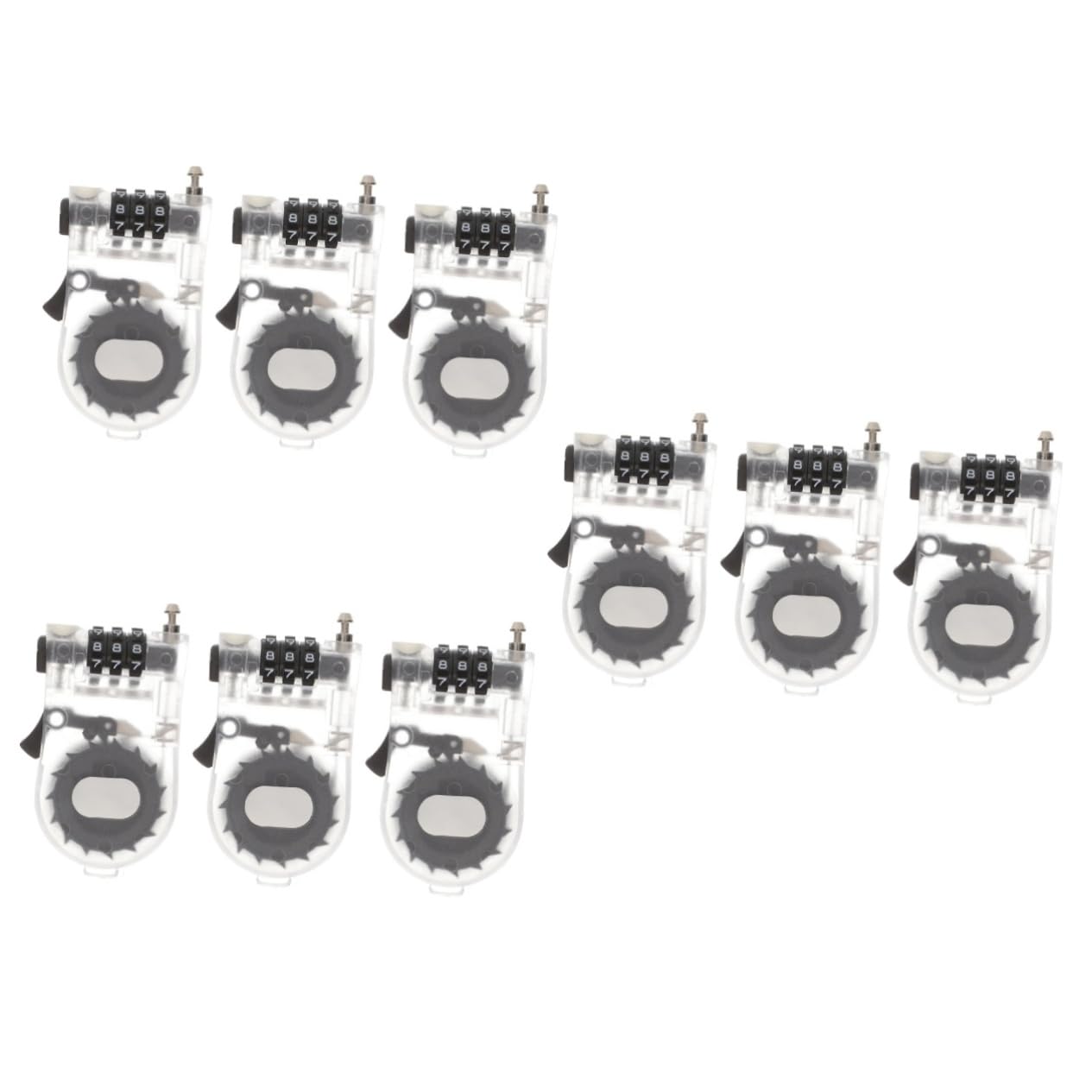 Milisten 3 Ensembles Serrure Antivol Clé Snowboard Chaussure De Ski Bike Lock Locks Serrure Rétractable Antivols De Sécurité Vtt Verrouillage Serrures De Scooter Métal 3 Pièces * 3