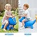 EVERICH TOY Kids Dinosaur Bouncy Animal Toys, Inflatable Triceratops Bouncer, Ride on Bounce Hopper, Indoor Outdoor Activity Birthday Gift for 18 Months 2 3 4 Years Old Boys