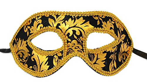 51HhmhPKh5L. SL500 AZYOUNG Mens Black White Blue Colored Half Face Masquerade Party Mask