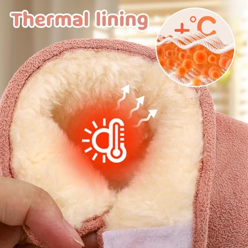 ESTAMICO Unisex Baby Classic Warm Snow Boots3