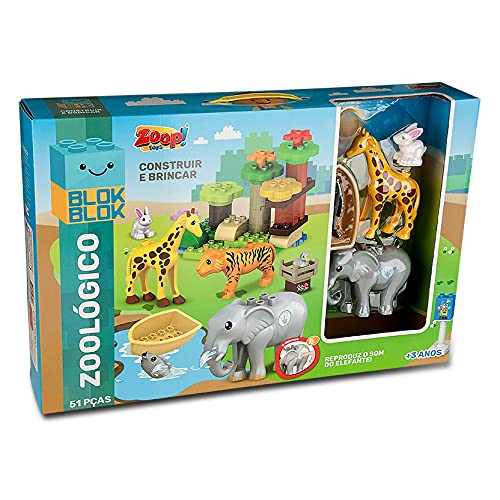 BLOCOS DE CONSTRUÇÃO – ZOOLÓGICO – ZP00748 – ZOOP TOYS | Amazon.com.br