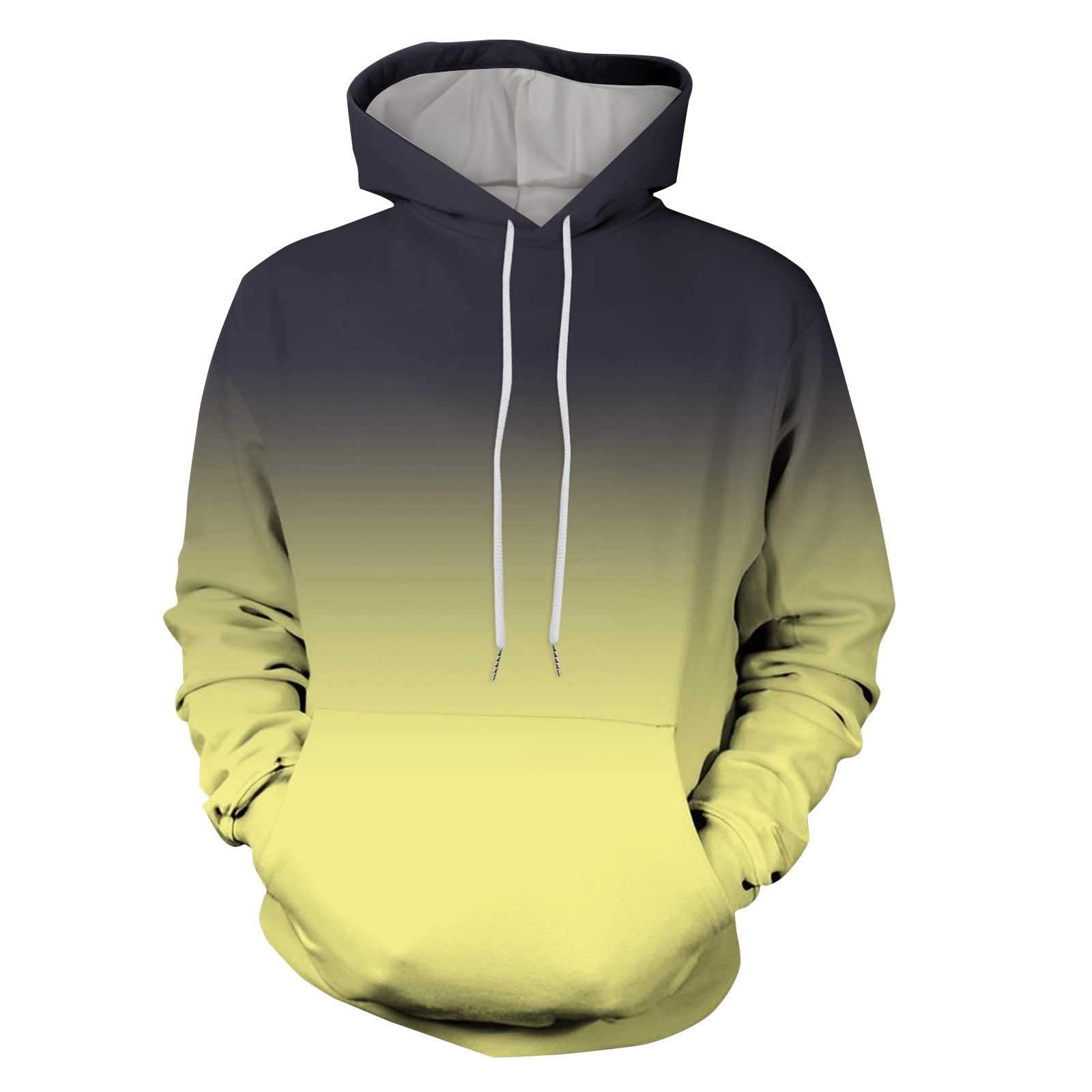 Pull de poche à capuche imprimé 3D mode urbaine automne