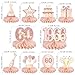 10PCS 60th Birthday Decorations Centerpieces for Table Decorations, 2026 Vintage 1966 Honeycomb Table Topper Gold in 1966 Birthday Party Decoration for Women (Rose Gold & Gold, 60 Years)