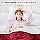Warmrest Heizdecke mit Abschaltautomatik 𝐅𝐥𝐚𝐧𝐞𝐥𝐥 𝐒𝐡𝐞𝐫𝐩𝐚, 6 Temperaturstufen & 1~10 Stunden Auto-Off-Timer Überhitzungsschutz, 130 x 180 cm Elektrische Wärmedecke, Maschinenwaschbar Rot