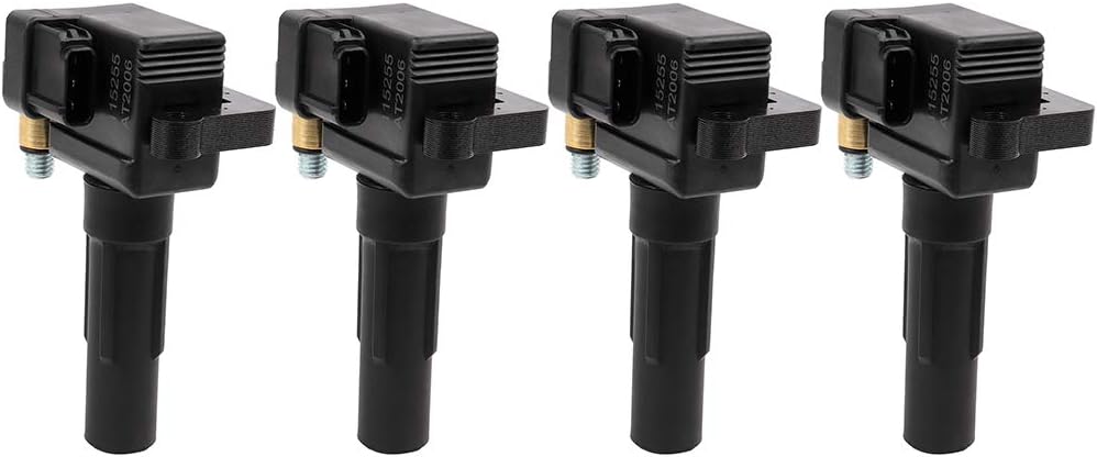 Ignition Coil Compatible with 2005 for Saab for 9-2X 2003-2005 for Subaru for Impreza Ignition Coils Pack Replace OE UF528 5C1477 E1028 52-1798 IC608 32005953 22433-AA451 22433-AA550