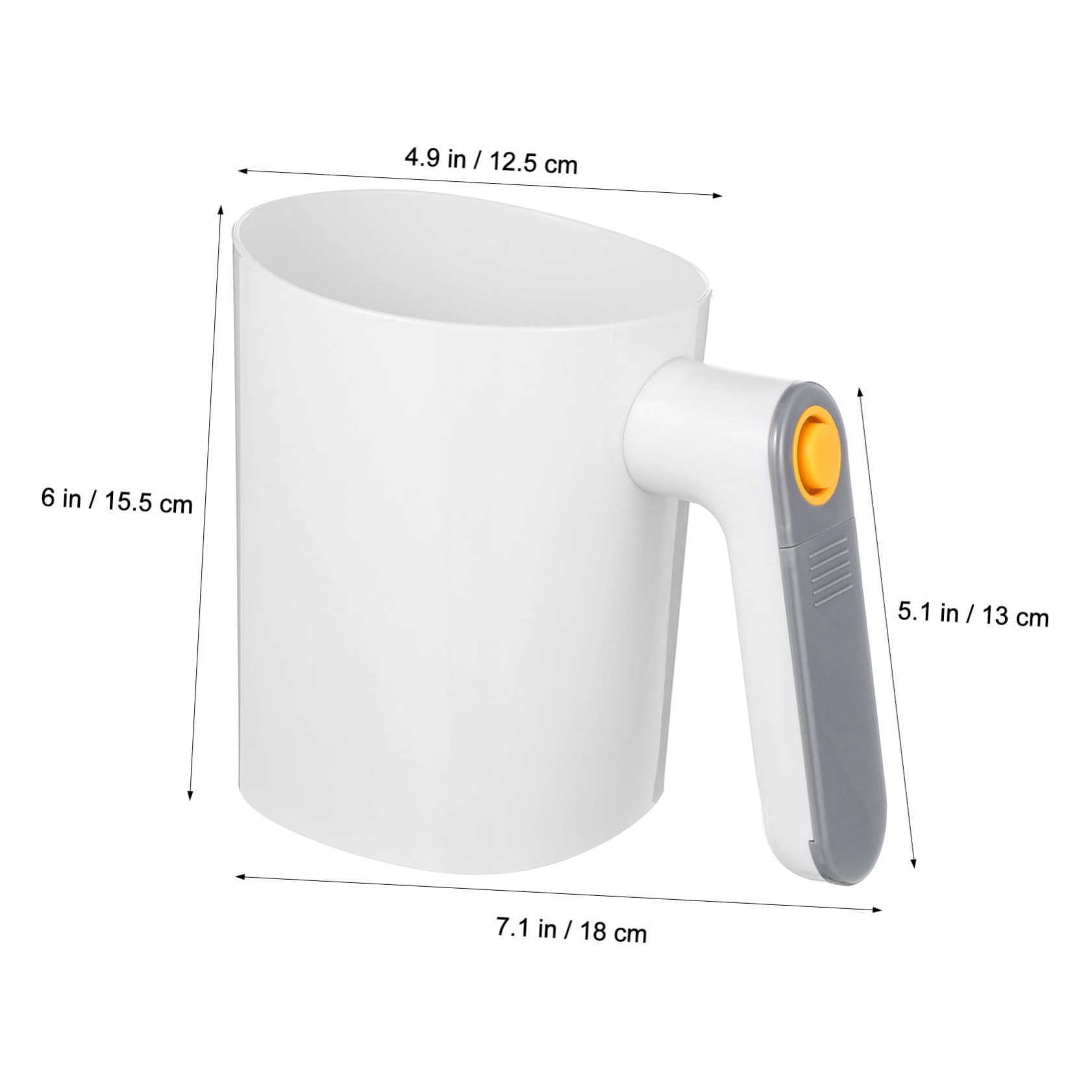 Holibanna Automatic Electric Flour Sifter Battery Powered Handheld Sieve for Baking Fast and Efficient Powder Strainer for Kitchen Use Abs and Stainless Steel Design