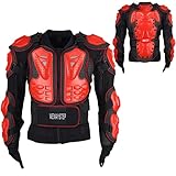 Motorcycle Protective Jacket Full Body Armor, Chest Spine Protection Dirt Bike Gear for Men Motocros