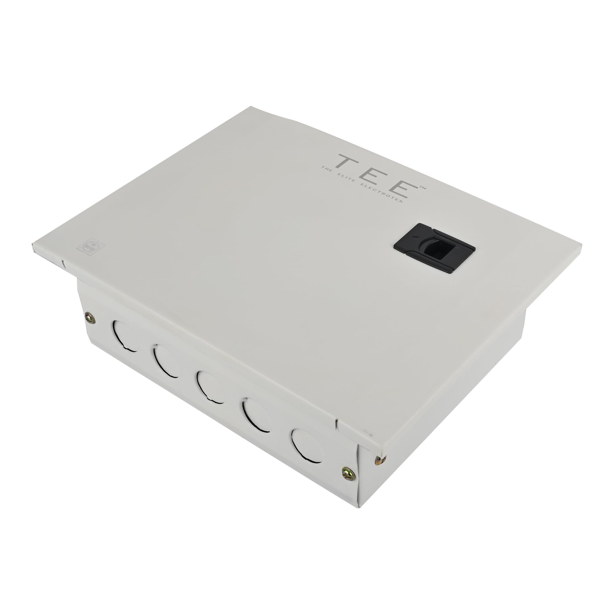 THE ELITE ELECTROTEK Weatherproof MCB Distribution Board | 10-Way Waterproof PVC Enclosure | Outdoor IP65 MCB Box with Protective Cover for Water Splash & Dust Resistance 4
