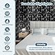 Jaxguom 3D Wandpaneele Diamant 12 Stück 30 x 30 cm (1.08m²), 3D Wall Panels Hochsteifes PVC Wanddeko Platten, Nicht Verformbar, Wasserfest, Hitzebeständig, Matt Schwarz