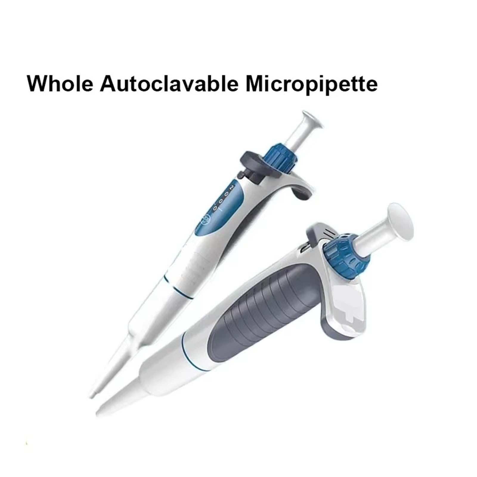 Laborpipette 0,1 UL bis 10 ml, autoklavierbar, digital, verstellbar, Mikropipette, Laborpipette mit Spitzen Genaue Lautstärkeeinstellung(100-1000ul)