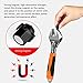 Gavigain Bicycle Tail Light, Red Back LED Warning Flashlight, Magnetic Induction Self Generating Electricity Mountain Bike Taillight, Easy Mount