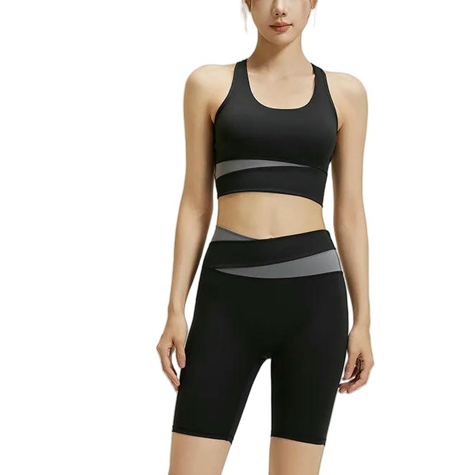 Conjunto de traje de yoga para mujer, estilo casual, para correr, entrenamiento, gimnasio, ropa deportiva