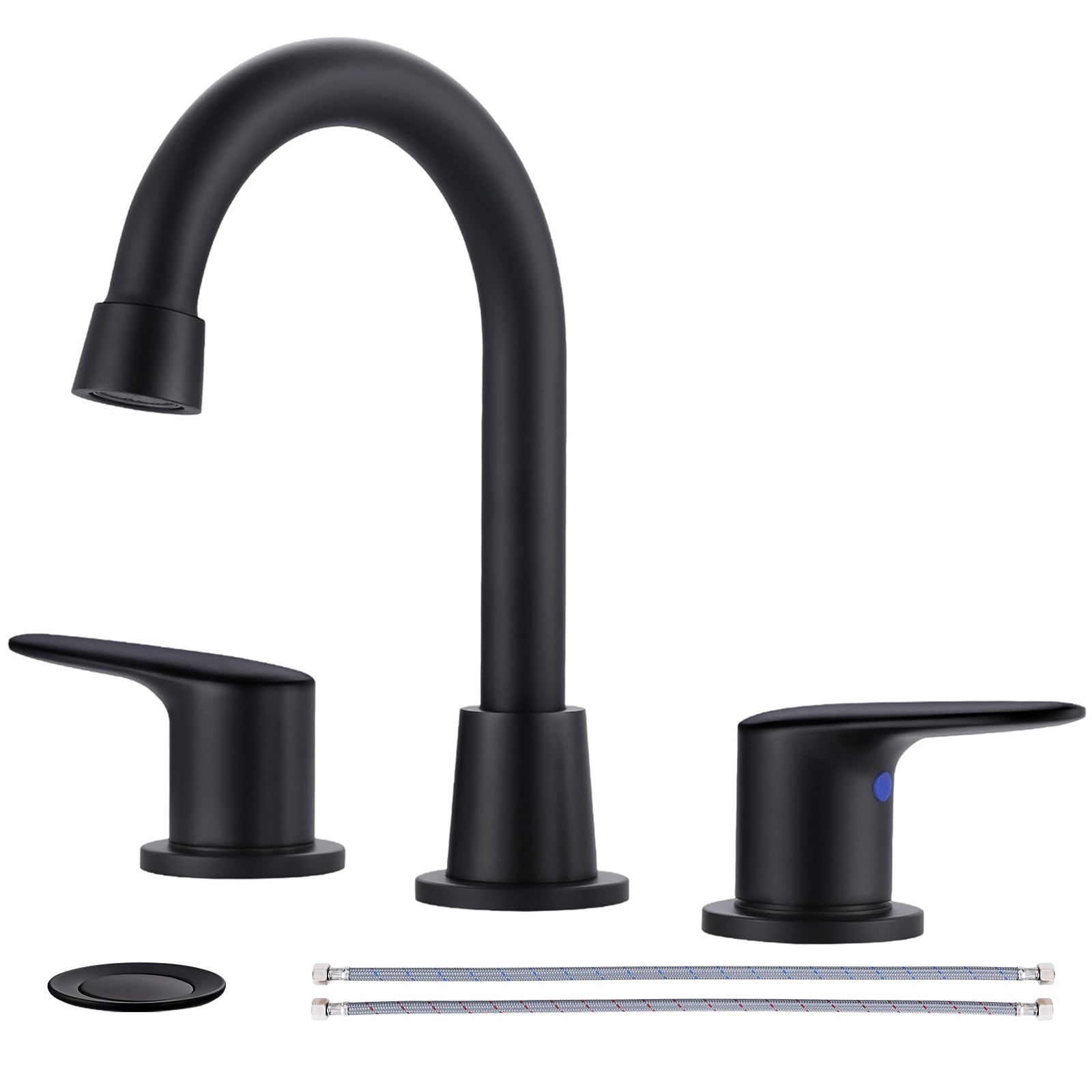 Vasque Salle De Bain évier Granit Noir Trou Robinet PEGASUS SHADOW