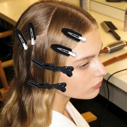 Set 24 Pinzas de Pelo Profesional Alligator Sin Marcas miniatura 5