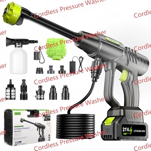 YKYI Cordless Pressure Washer Battery Powered, 30 Speed...