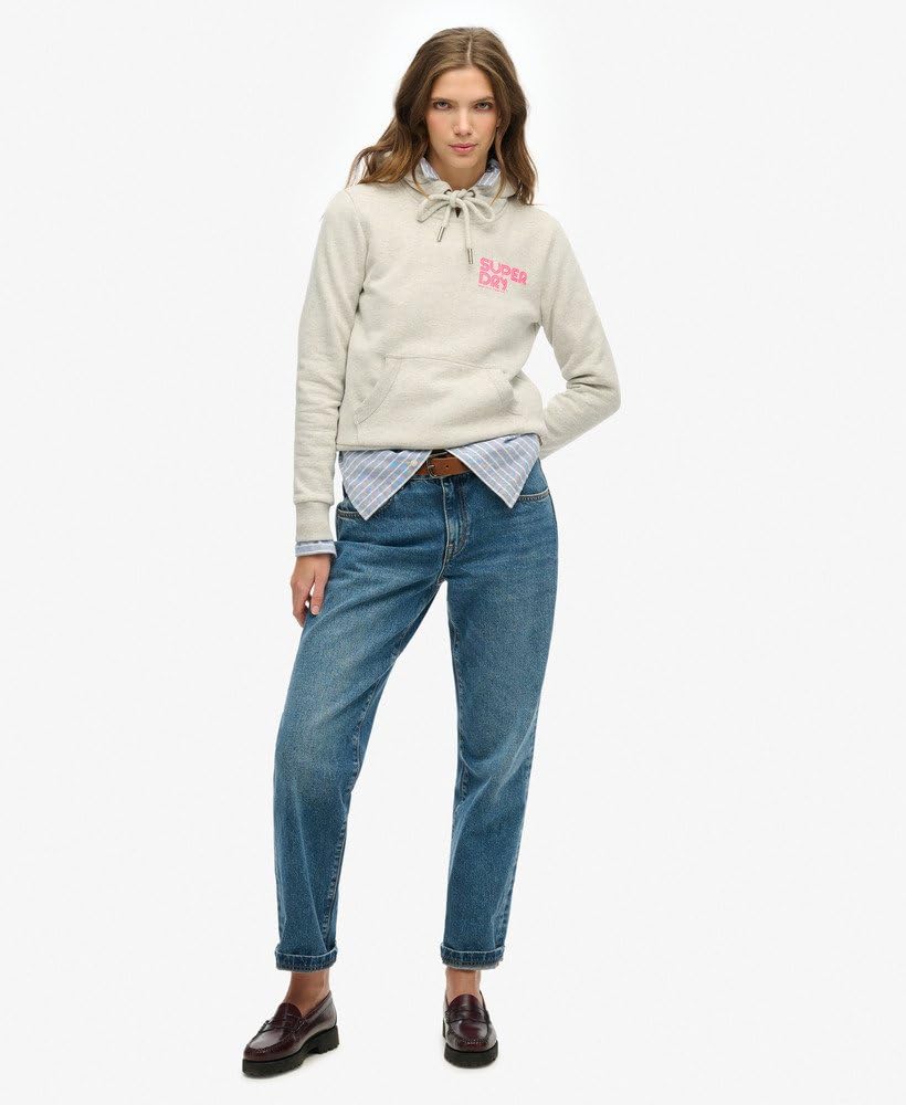 Superdry Damska neonowa bluza z kapturem