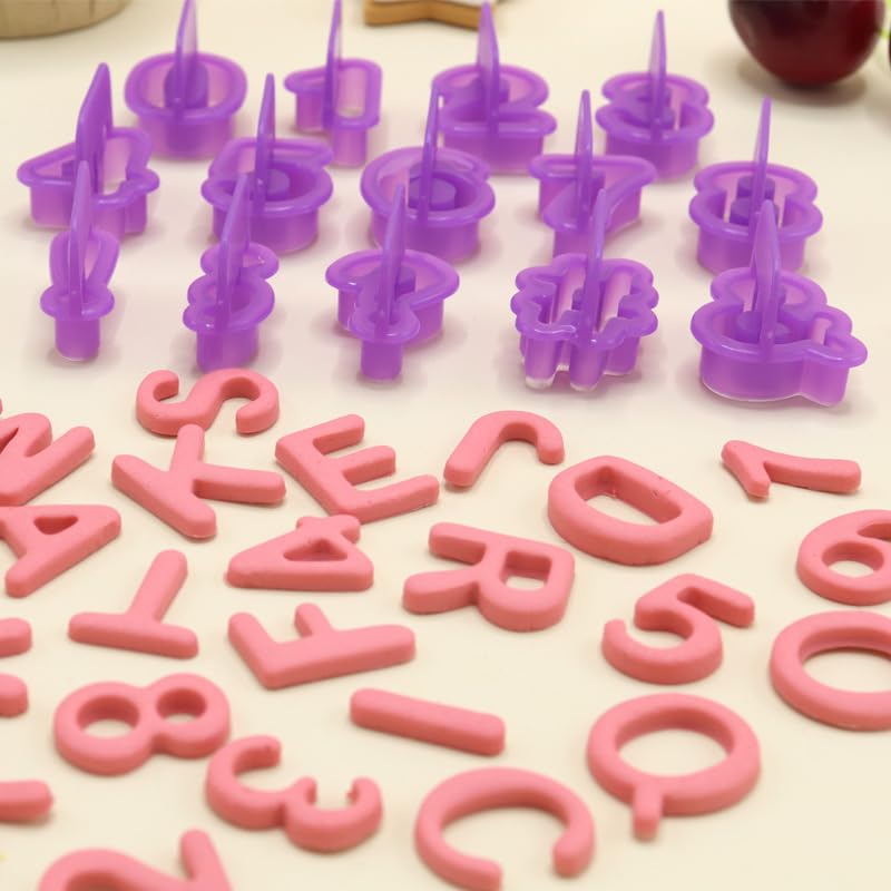 Amazon | クッキー型 アルファベット 数字 記号 40個 クッキーカッター