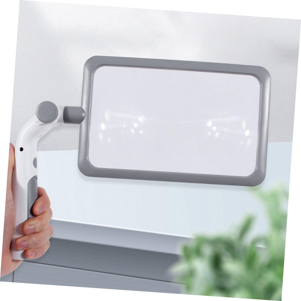GARVALON LED Lupe mit LEDs Verstellbarem Kalt Warmweißem Licht fache Vergrößerung Multifunktional für Lesen Basteln und Computerbildschirm Batteriebetrieben für Senioren und Detailarbeit